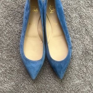 Christian Louboutin suede flats size 9US/39EU